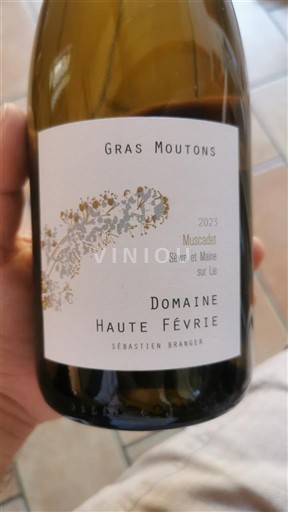 Thung lũng sông Loire Muscadet Sèvre et Maine Domaine Haute Févrie Gras Moutons 2023