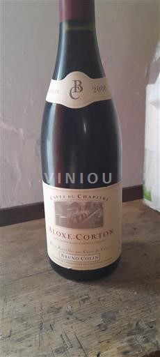 Burgundi Aloxe-Corton Bruno Colin Caves du Chapitre 2008