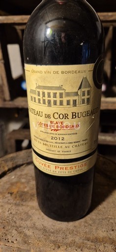 Bordeaux Blaye-Côtes-de-Bordeaux Château Cor Bugeaud Prestige 2012