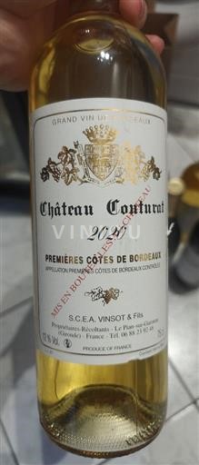 Bordeaux Premières Côtes de Bordeaux Château Couturat 2020