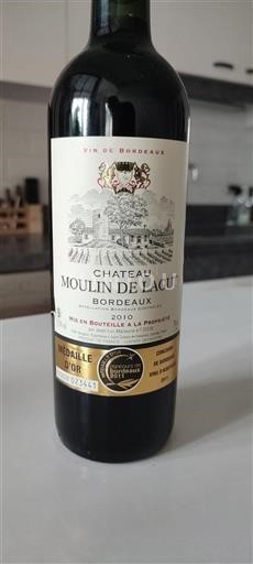 Bordeaux Château Moulin de Lagut 2010
