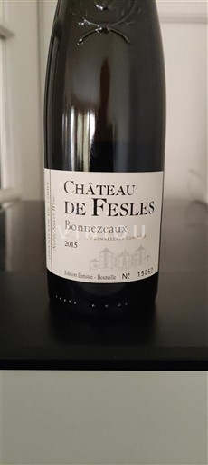 Thung lũng sông Loire Bonnezeaux Château Fesles 2015