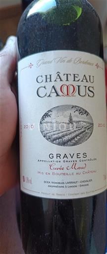 Burdeos Graves Château Camus Maud 2010