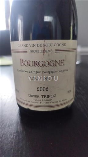Borgoña Didier Tripoz 2002