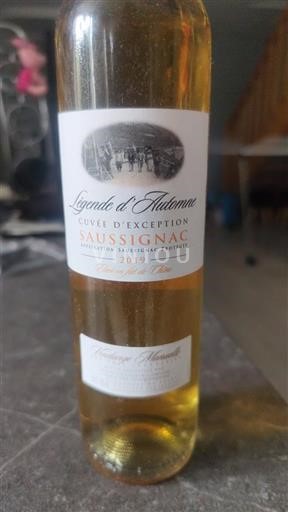Sudoeste Saussignac Légende Automne 2019