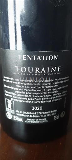 Loirevallei Touraine Tentation 2020