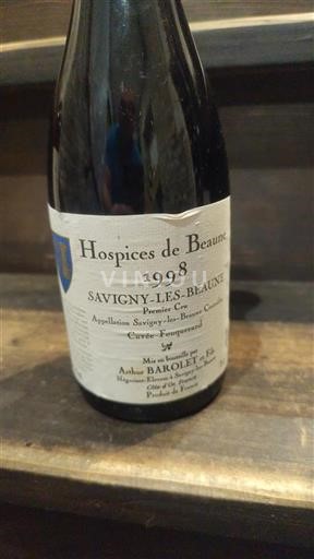 Bourgogne Savigny-lès-beaune Premier Cru Hospices de Beaune Fouquerand 1998