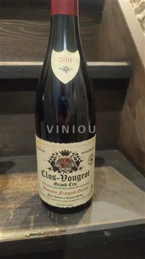 Burgund Clos-de-Vougeot Grand Cru Domaine François Gerbet 2001