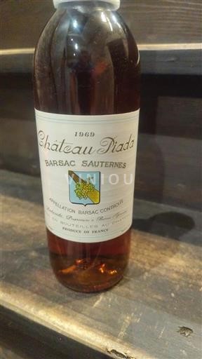 Bordeaux Barsac Château Piada 1969