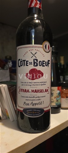 Languedoc și Roussillon Vin de Pays d'Oc Côte de Boeuf Nemilésimat