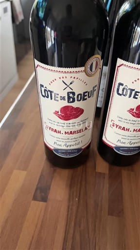 Languedoc og Roussillon Pays d'oc Côte de Boeuf Ikke-årgang
