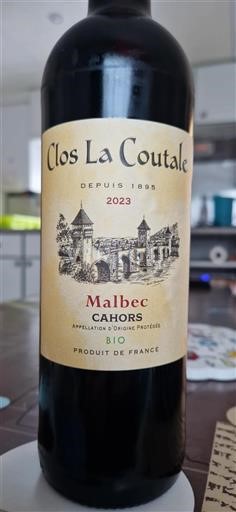 Sud-Ovest Cahors Clos La Coutale 2023