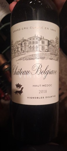 Bordeaux Haut-Médoc Grand Cru Château Belgrave 2018