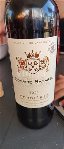 Langvedok Corbières Domaine Samarel Réserve Particulière 2021