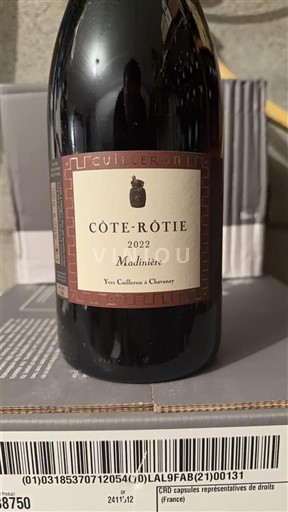 Rhône Valley Côte-Rôtie Yves Cuilleron Madinière 2022