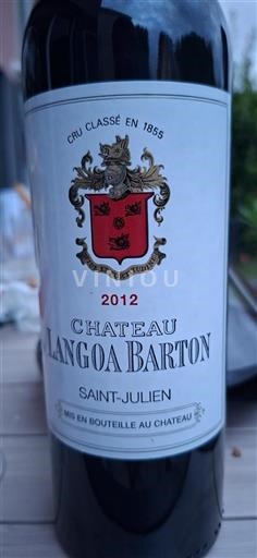 Bordeaux Saint-Julien Grand Cru Château Langoa Barton 2012