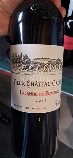 Bordeaux Lalande-de-pomerol Château Vieux Gachet 2018