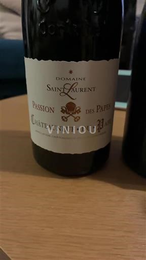 Valle del Ródano Châteauneuf-du-Pape. Domaine Saint Laurent Passion des Papes 2021