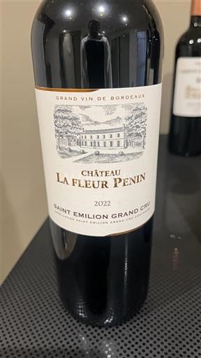 Bordeaux Saint-Émilion Grand Cru Grand Cru Château La Fleur Penin 2022