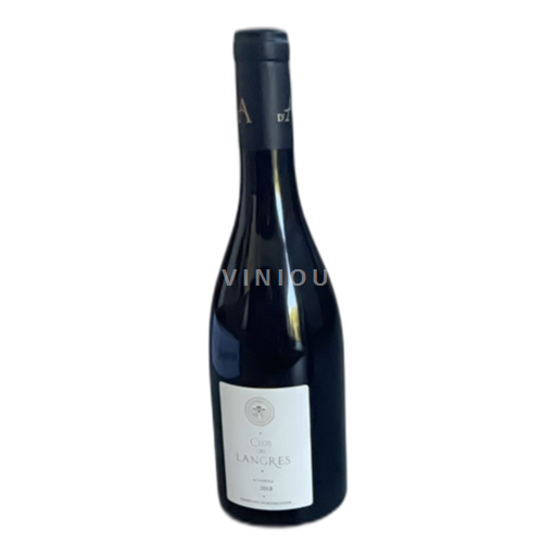 Vin Rouge sec Clos des Langres 2018 France Bourgogne AOC