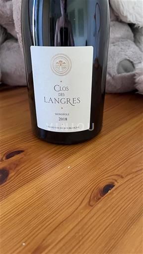 Bourgogne Ospecificerad Clos des Langres 2018