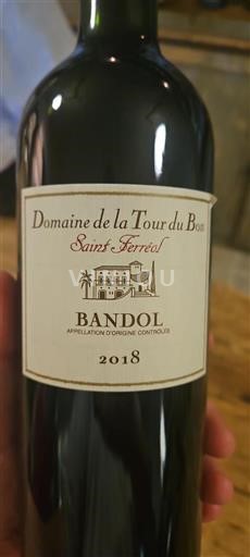 Provence Bandol Domaine La Tour du Bon Saint Ferréol 2018