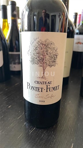 Bordeaux Saint-Émilion Château Pontet-Fumet Sans soufre 2019