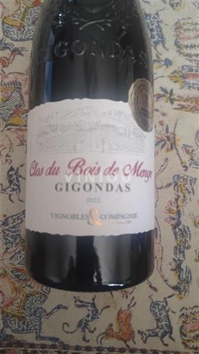 Rhône-dalen Gigondas Clos du Bois de Monge 2022