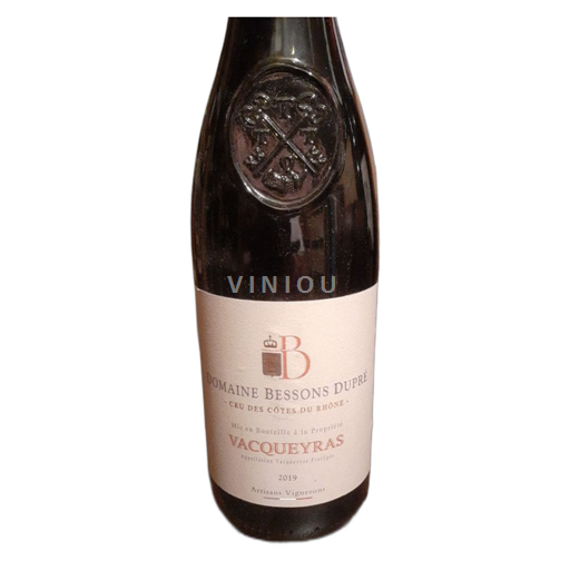 Thung lũng Rhône Vacqueyras Domaine Bessons Dupré 2019