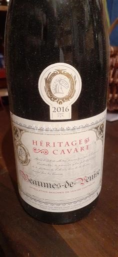 Rona dolina Beaumes de Venise Héritage Cavare 2016