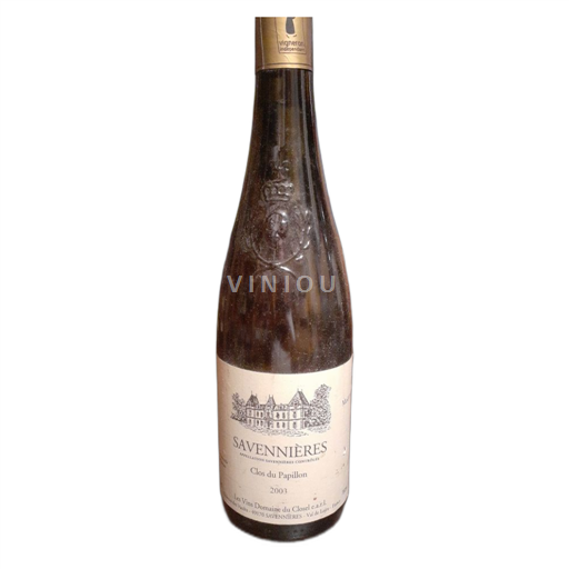 Loiren laakso Savennières Domaine Closel Clos du Papillon 2003