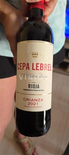La Rioja Rioja Cepa Lebrel Crianza 2021