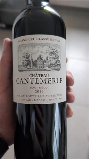 Burdeos Haut-Médoc Grand Cru Château Cantemerle 2019