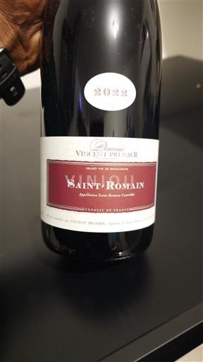 Bourgondië Saint-Romain Domaine Vincent Prunier 2022