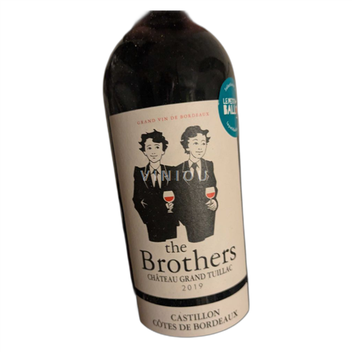 Vin Rouge sec The Brothers Château Grand Tuillac 2019 France Bordeaux Castillon-côtes-de-bordeaux AOC
