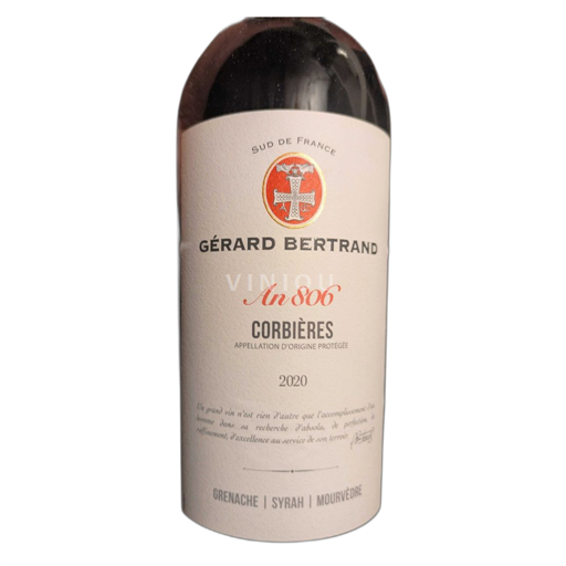Langvedok Corbières Gérard Bertrand An 806 2020