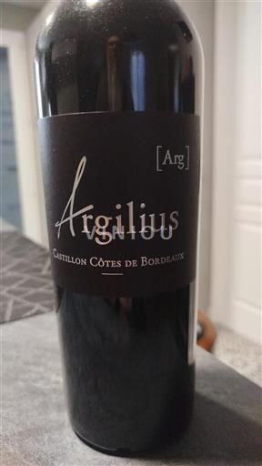 Bordeaux Castillon Côtes de Bordeaux Argilius 2015