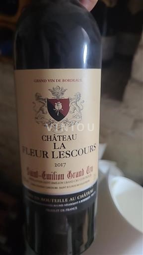 Bordeaux Saint-Émilion Grand Cru Grand Cru Château La Fleur Lescours 2017