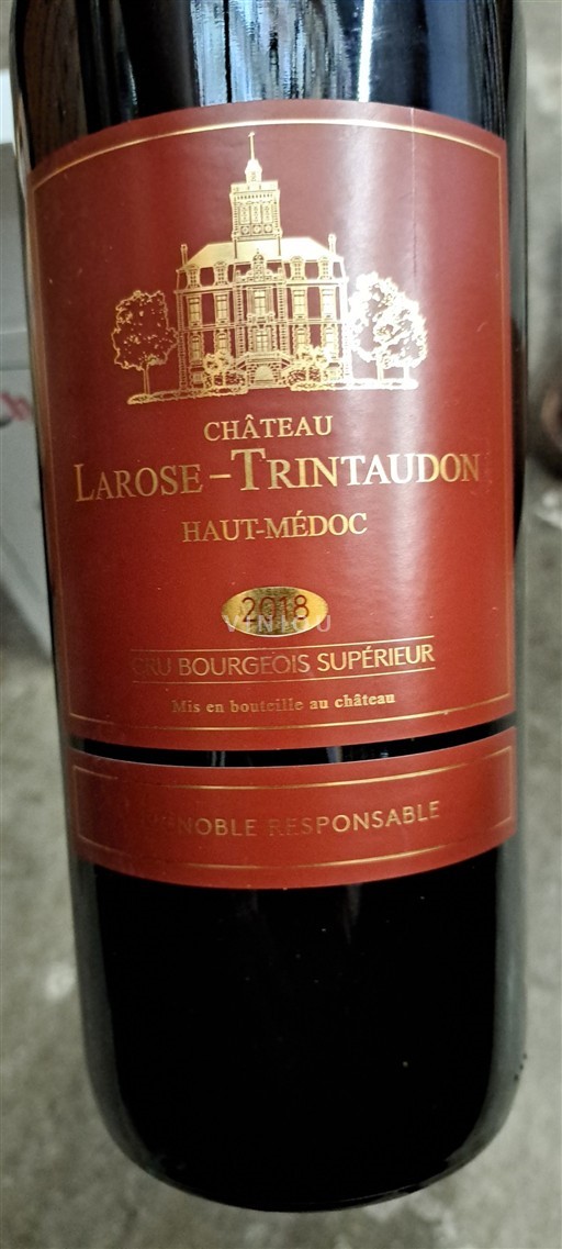 Bordeaux Haut-Médoc Château Larose-Trintaudon 2018