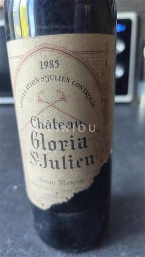 Burdeos Saint-Julien Château Gloria 1985