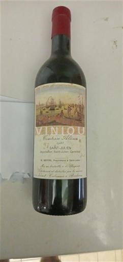 Bordéus Saint-Julien Château Gloria 1985
