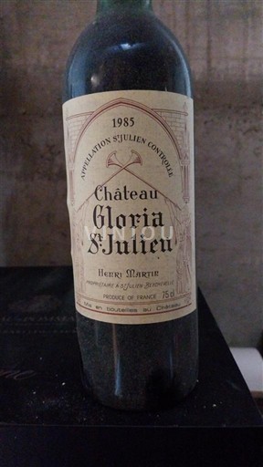 Bordeaux Saint-Julien Château Gloria 1985