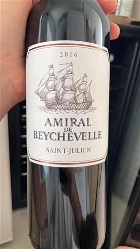 Burdeos Saint-Julien Cru Bourgeois Beychevelle Amiral de Beychevelle 2016