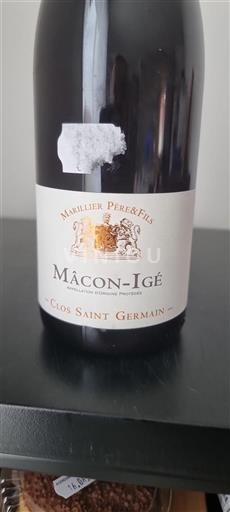 Borgoña Mâcon y Mâcon-villages Marillier Père & Fils Clos Saint Germain 2020