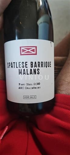 Grisões Graubünden DOP Von Salis Spätlese Barrique Malans 2020