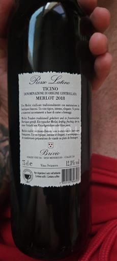 Ticino Non specificato Brivio Rosso Latino 2018