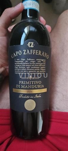 Apulia Primitivo di Manduria Capo Zafferano 2021