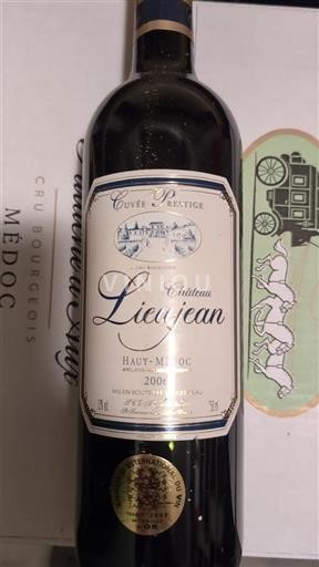 Bordeaux Haut-Médoc Cru Bourgeois Château Lieujean Prestige 2006