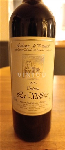 Burdeos Lalande-de-Pomerol Château La Vallière 2016
