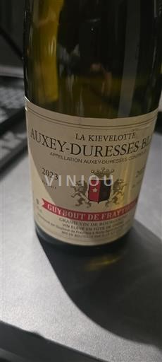 Borgoña Auxey-duresses Guybout de Fraytier La Kievelotte 2023